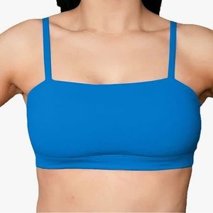 Aoxjox Royal Blue Bandeau Sports Bra